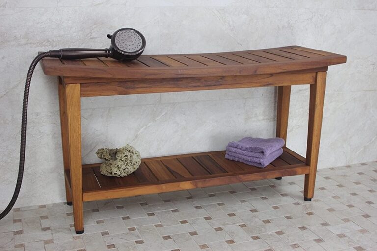 8 Best Shower Benches In Detail Reviews Winter 2024   Best Shower Bench 2 768x512 