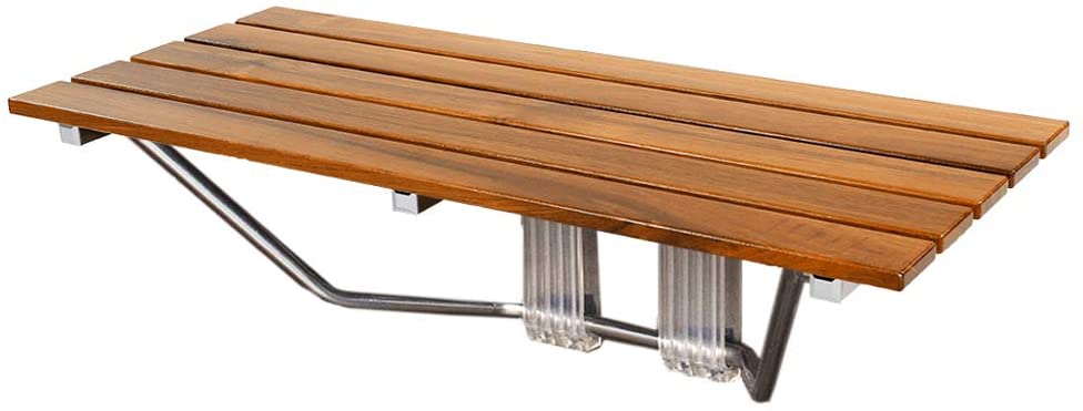 Clevr 36 Teak Wood Shower Bench