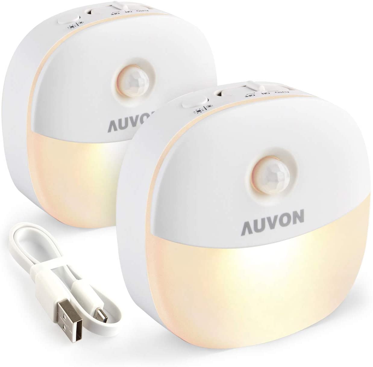 AUVON Rechargeable Motion Sensor Night Light