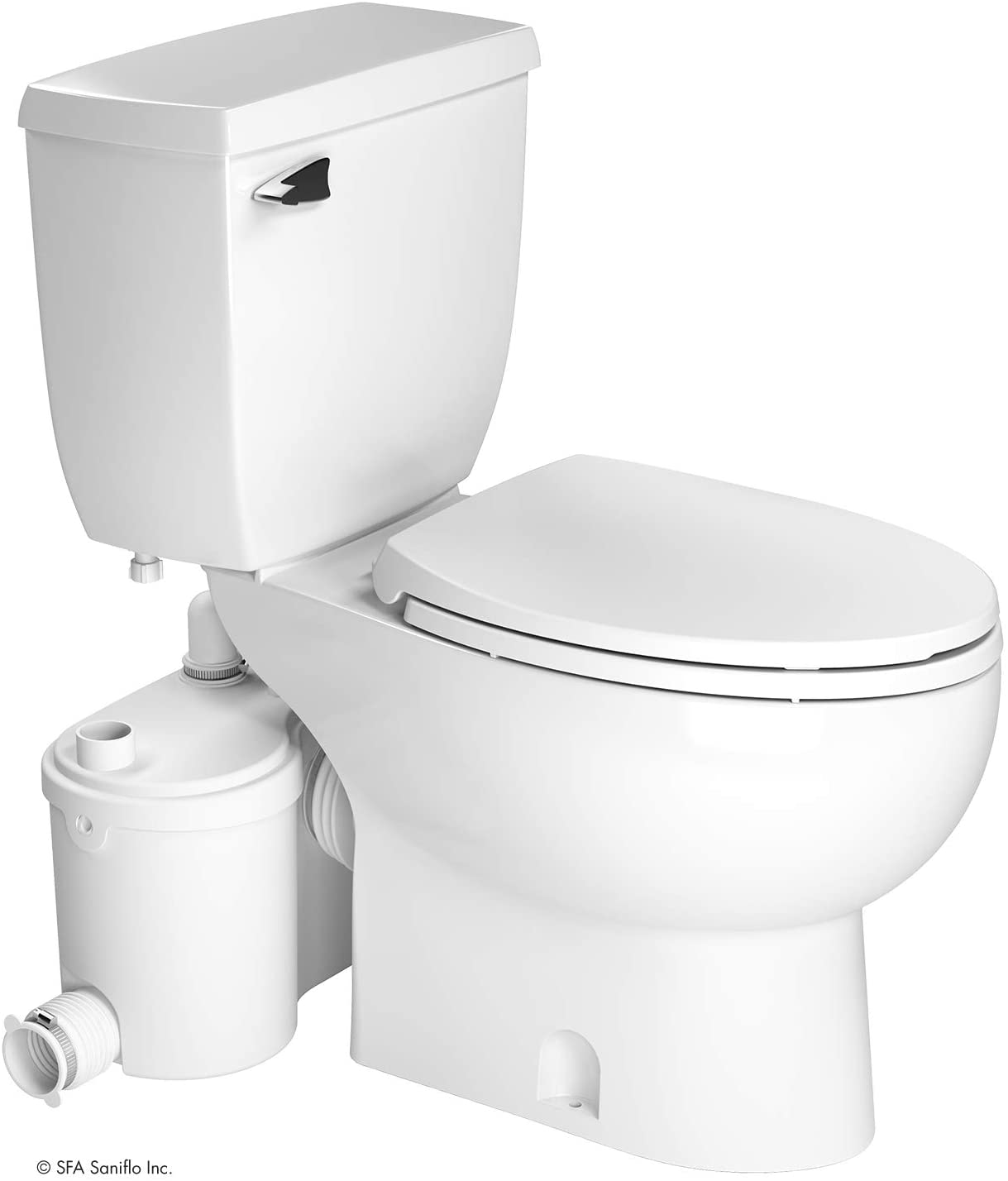 Saniflo SaniBEST Pro Macerating Upflush Toilet Kit (with Elongated Bowl)